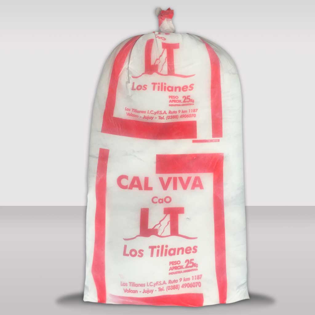 Cal Viva Molida Andina x 25 kg.